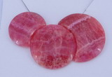 NGP114 Dyed rhodochrosite gemstone pendants set jewelry wholesale