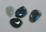 NGP1173 30*50mm - 35*60mm freeform agate gemstone pendants wholesale