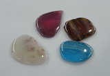 NGP1177 40*50mm - 50*60mm freeform agate gemstone pendants wholesale