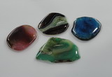 NGP1181 40*50mm - 50*70mm freeform agate gemstone pendants wholesale