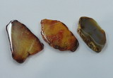 NGP1195 30*60mm - 45*75mm freeform agate gemstone pendants wholesale