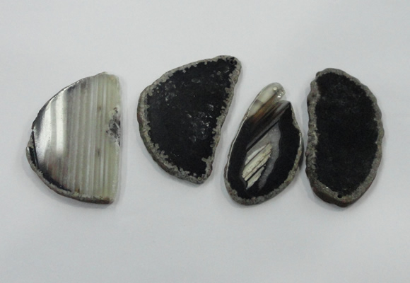 NGP1199 30*55mm - 55*75mm freeform agate gemstone pendants wholesale