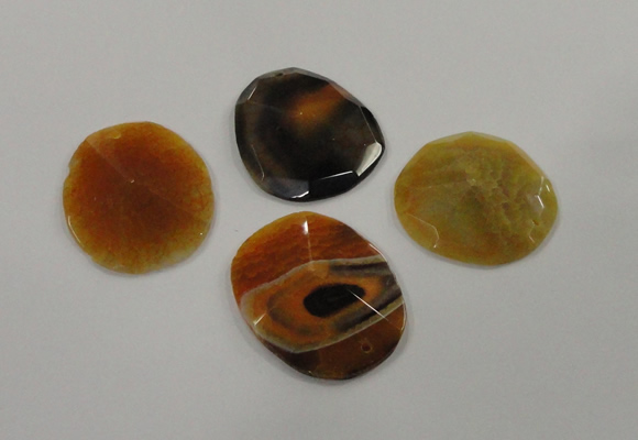 NGP1206 40*45mm - 45*55mm freeform agate gemstone pendants wholesale