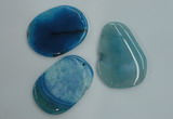 NGP1236 45*60mm - 50*70mm freeform agate gemstone pendants wholesale