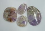 NGP1239 40*50mm - 60*80mm freeform lavender amethyst pendants wholesale