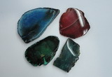 NGP1262 40*50mm - 50*70mm freeform agate gemstone pendants wholesale