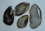 NGP1266 40*55mm - 60*80mm freeform agate gemstone pendants wholesale