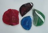 NGP1268 40*55mm - 60*80mm freeform agate gemstone pendants wholesale