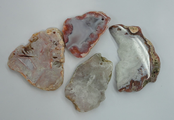 NGP1270 40*50mm - 60*80mm freeform agate gemstone pendants wholesale