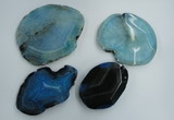 NGP1273 45*55mm - 70*90mm freeform agate gemstone pendants wholesale