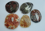 NGP1278 45*55mm - 60*70mm freeform agate gemstone pendants wholesale