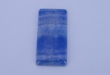 NGP137 2pcs 30*40mm rectangle dyed blue lace agate gemstone pendants