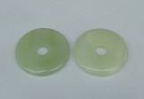 NGP1378 7*50mm - 8*55mm donut flower jade gemstone pendants