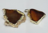 NGP1472 30*40mm - 40*50mm freeform agate gemstone pendants