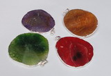 NGP1539 45*55mm - 50*60mm freeform agate gemstone pendants