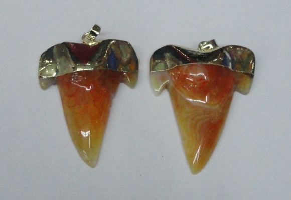 NGP1587 32*42mm - 35*45mm agate gemstone pendants