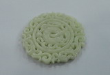 NGP1600 65*70mm Carved natural hetian jade pendants wholesale