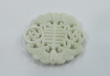 NGP1601 65*68mm Carved natural hetian jade pendants wholesale