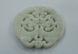 NGP1602 68*70mm Carved natural hetian jade pendants wholesale