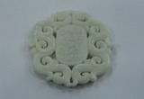 NGP1603 71*71mm Carved natural hetian jade pendants wholesale