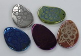 NGP1674 40*50mm - 45*60mm freeform agate gemstone pendants