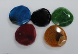 NGP1770 40*45mm - 50*55mm freeform agate gemstone pendants