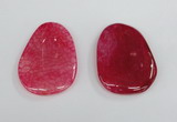 NGP1864 40*52mm - 40*58mm freeform agate gemstone pendants