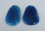 NGP1867 40*52mm - 40*58mm freeform agate gemstone pendants