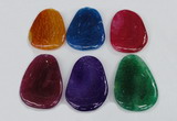 NGP1869 40*52mm - 40*58mm freeform agate gemstone pendants