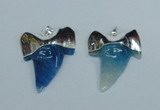 NGP1892 35*45mm - 38*55mm teeth-shaped agate gemstone pendants