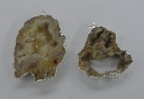 NGP2101 40*50mm - 55*65mm freeform druzy agate gemstone pendants