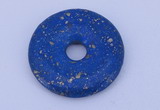 NGP217 5*30mm fashion dyed lapis lazuli gemstone donut pendant