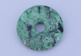 NGP219 5*30mm fashion african turquoise gemstone donut pendant