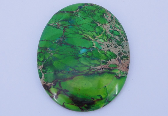 NGP235 40*50mm fashion dyed imperial jasper gemstone pendants