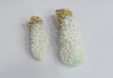 NGP2398 15*40mm - 20*60mm freefrom natural coral pendants