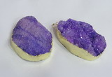 NGP2471 45*55mm - 50*65mm freeform druzy agate pendants wholesale