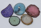 NGP2716 45*50mm - 55*75mm freeform druzy agate pendants