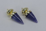 NGP2739 20*45mm - 20*50mm cone agate gemstone pendants wholesale