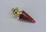 NGP2740 20*45mm - 20*50mm cone agate gemstone pendants wholesale