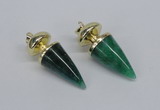 NGP2742 20*45mm - 20*50mm cone agate gemstone pendants wholesale