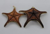 NGP2762 50*55mm - 75*85mm starfish pendants wholesale