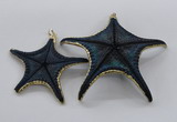 NGP2765 50*55mm - 75*85mm starfish pendants wholesale