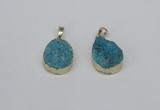 NGP2776 18*25mm - 20*30mm freeform druzy agate pendants