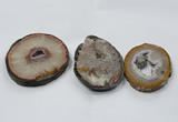 NGP2856 50*60mm - 60*75mm freeform druzy agate gemstone pendants