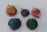 NGP2918 15*20mm - 25*30mm freeform desert rose pendants wholesale