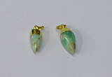 NGP3108 10*20mm - 10*25mm sticks Australia chrysoprase pendants