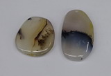 NGP3204 35*40mm - 40*50mm freeform agate slab pendants