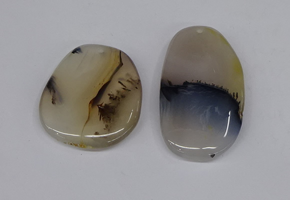 NGP3204 35*40mm - 40*50mm freeform agate slab pendants