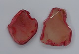 NGP3241 55*65mm - 50*75mm freeform agate slab pendants