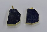 NGP3503 30*40mm - 30*45mm freeform lapis lazuli pendants